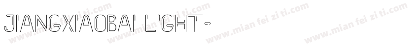 JIANGXIAOBAI Light字体转换